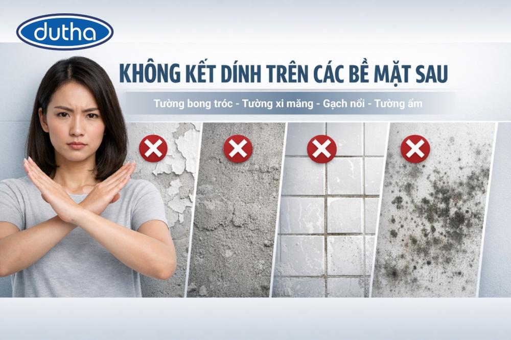CÁC BỀ MẶT KHÔNG KẾT DÍNH