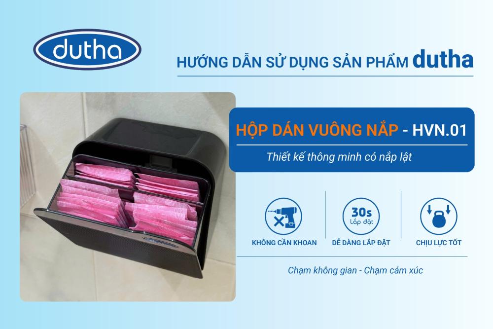 HDSD HỘP VUÔNG NẮP