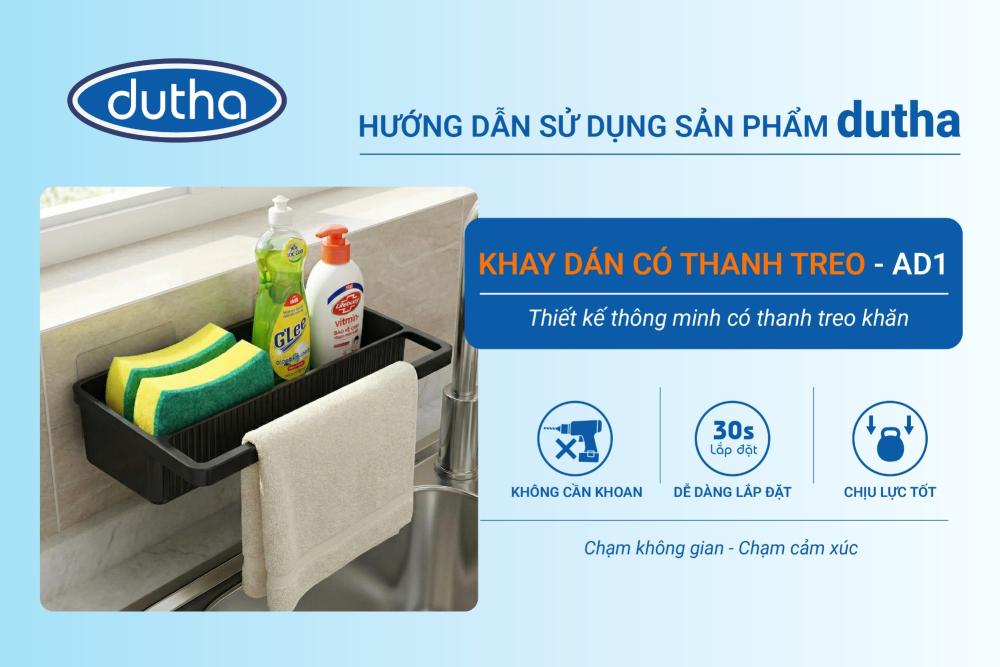 HDSD KHAY DÁN CÓ THANH TREO