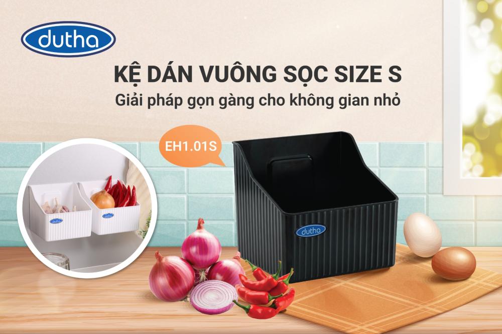 Kệ dán vuông sọc size S – EH1.01S