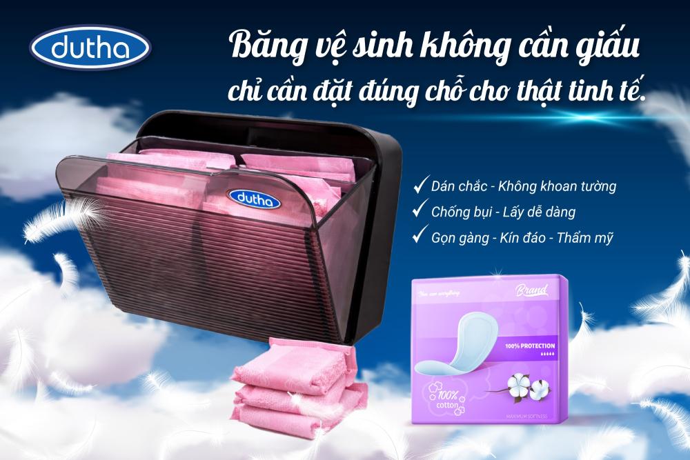 Hộp Đựng Băng Vệ Sinh Dán Tường