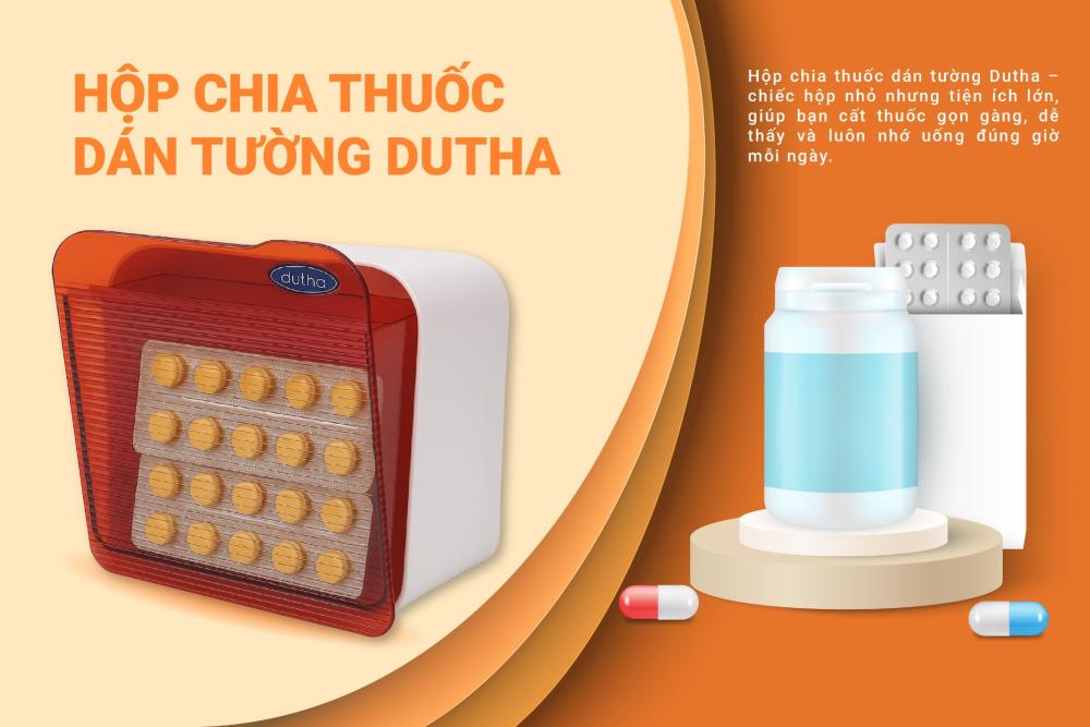 HỘP CHIA THUỐC DÁN TƯỜNG - DUTHA