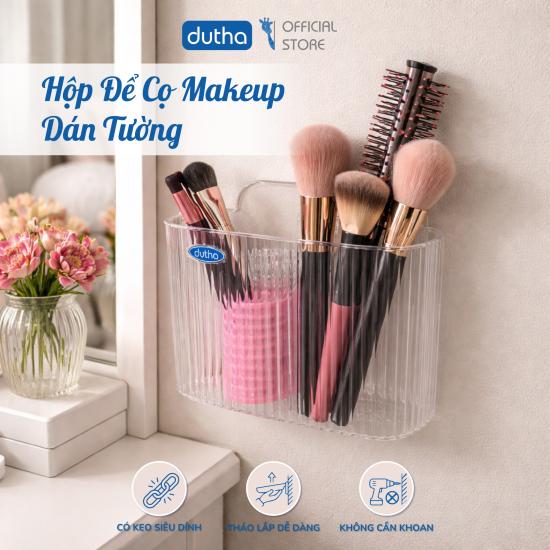 Hộp đựng cọ trang điểm dán tường