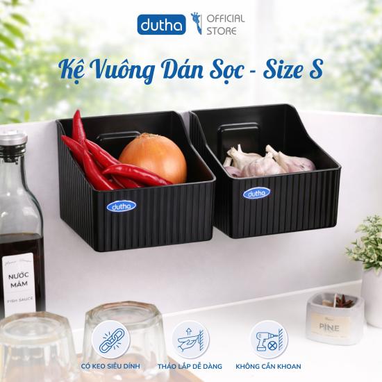 KỆ DÁN VUÔNG SỌC DUTHA - SIZE S