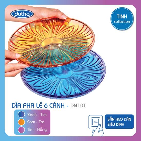 Dĩa Hoa 6 Cánh - Ánh Pha Lê