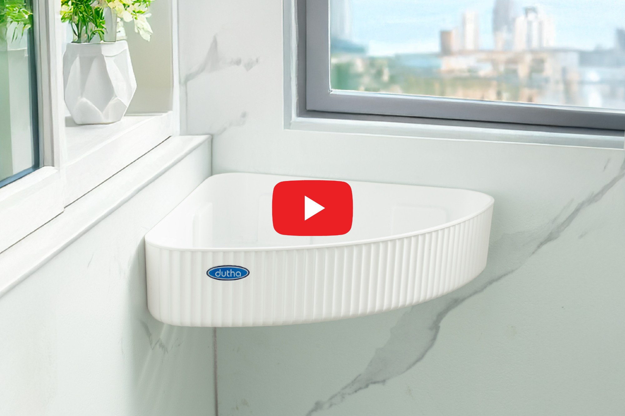 Cách Sử Dụng Kệ Góc Dutha  Gọn Gàng – Đẹp Mắt – Không Cần Khoan Dán!